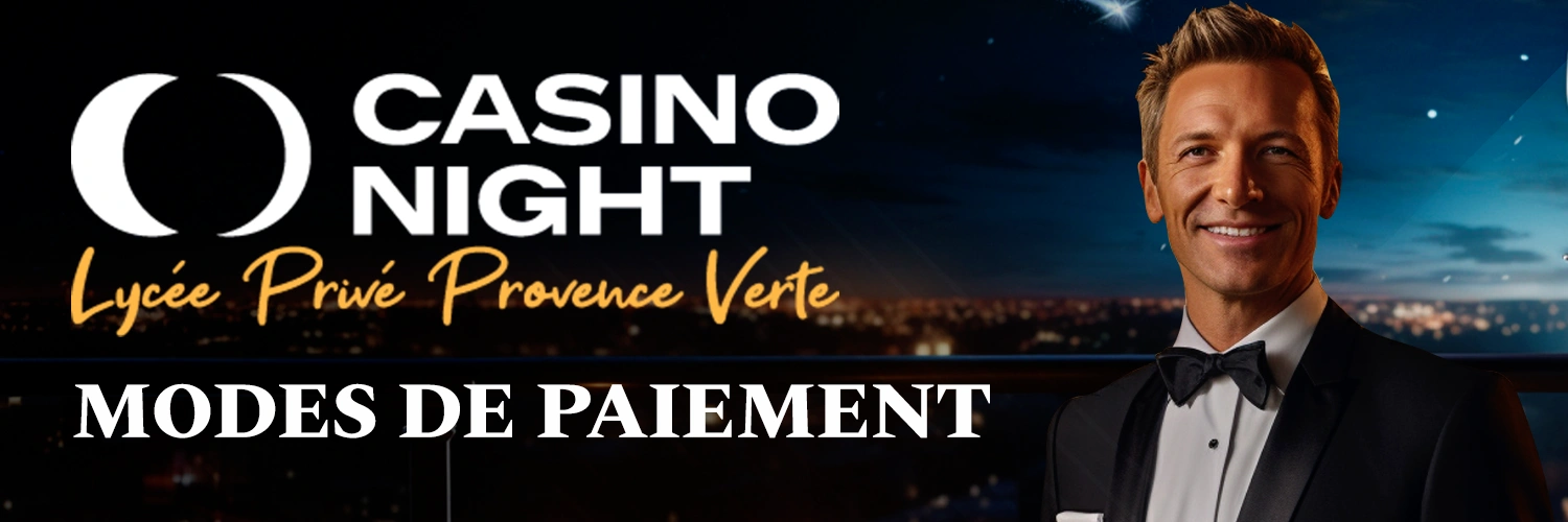 Modes de paiement dans Casino Night